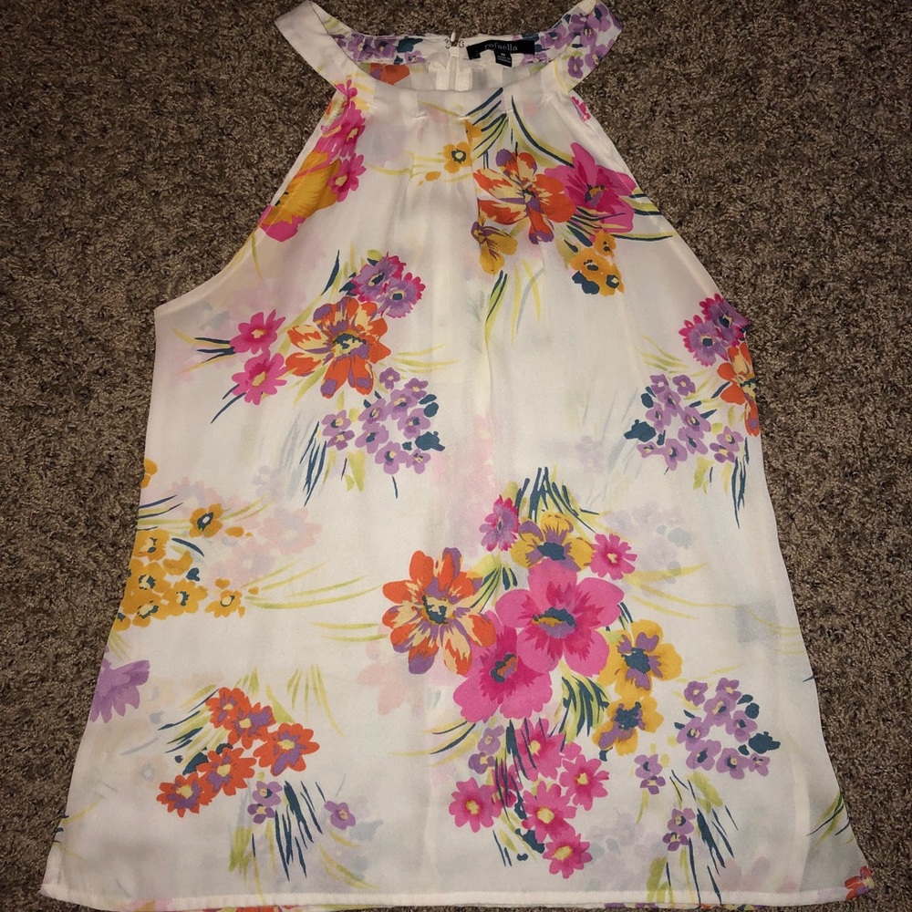 Floral Tank Top - Size Small